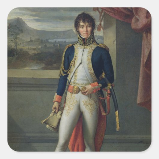 Joachim Murat Quadratischer Aufkleber (Vorderseite)