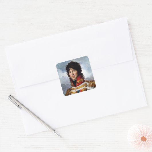 Joachim Murat Quadratischer Aufkleber (Umschlag)