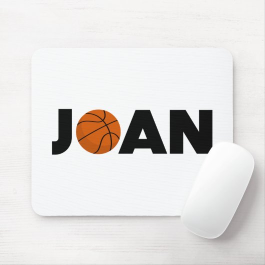 Joan Basketball Mouse Pad Mousepad (Mit Mouse)