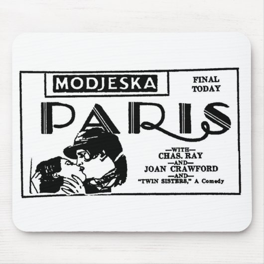 Joan Crawford PARIS 1926 Mousepad (Vorne)