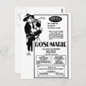 Joan Crawford Rose-Marie 1928 Postkarte (Vorne/Hinten)