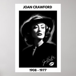 Joan Crawford, schwarz-weiß, noir poster