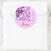 Joan Designer Name Sticker (Tasche)