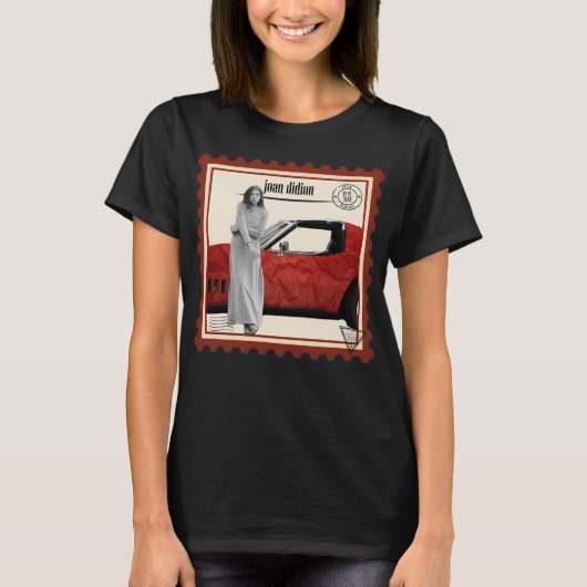 Joan Didion T-Shirt (Vorderseite)