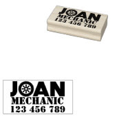 Joan Mechanic Rubber Briefmarke Gummistempel (Stempel)