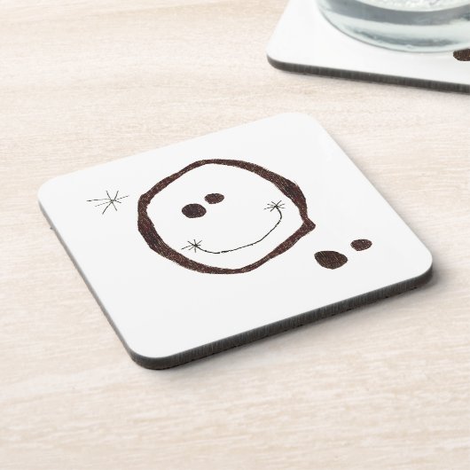 Joan miro glücklicher Gesichts-Untersetzer Getränkeuntersetzer (Linke Seite)