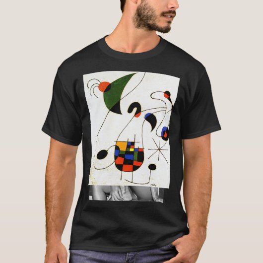 Joan Miro "Melancholic Singer " Poster T-Shirt (Vorderseite)
