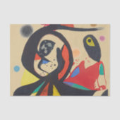 Joan Miro Seidenpapier (Vorderseite)