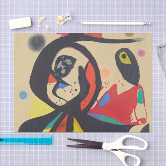 Joan Miro Seidenpapier (Handwerk)