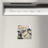 Joan Miro Spanish Playing Cards Magnet (In Situ (Geschirrspüler))