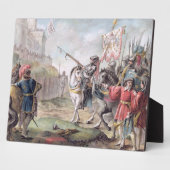 Joan of Arc (1412-31) Verlasse Englisch Fotoplatte (Seite)