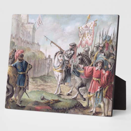 Joan of Arc (1412-31) Verlasse Englisch Fotoplatte (Seite)