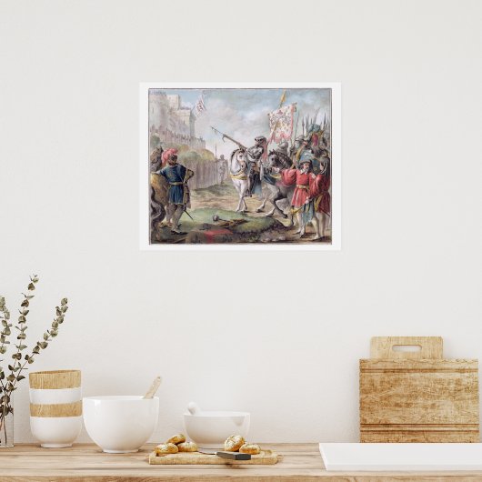 Joan of Arc (1412-31) Verlasse Englisch Poster (Küche)