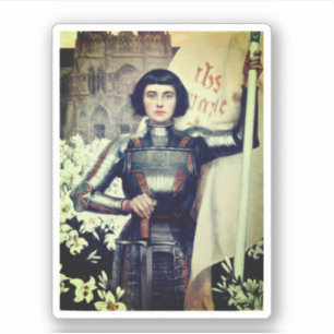 Joan of Arc (Albert Lynch Illustration) Aufkleber