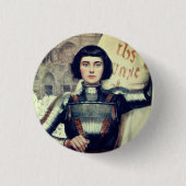 Joan of Arc (Albert Lynch Illustration) Button (Vorderseite)