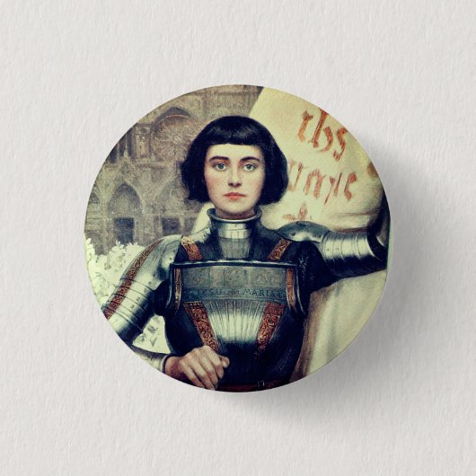 Joan of Arc (Albert Lynch Illustration) Button (Vorderseite)