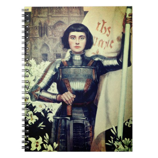 Joan of Arc (Albert Lynch Illustration) Notizblock (Vorderseite)