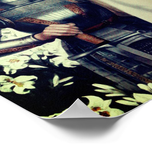 Joan of Arc (Albert Lynch Illustration) Poster (Ecke)