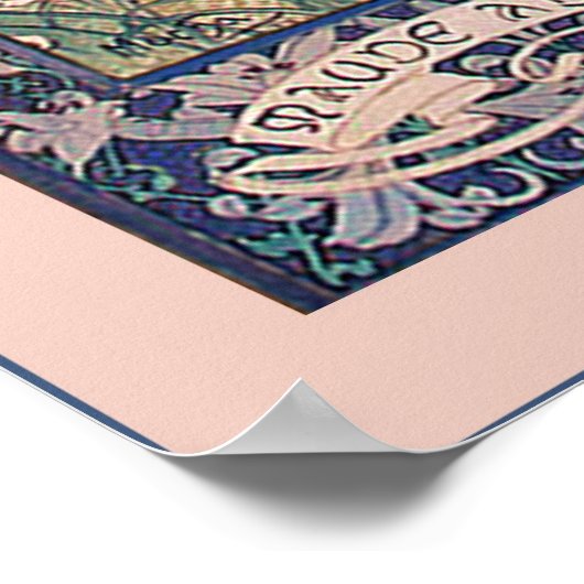 Joan of Arc ~ Alphonse Mucha Poster (Ecke)