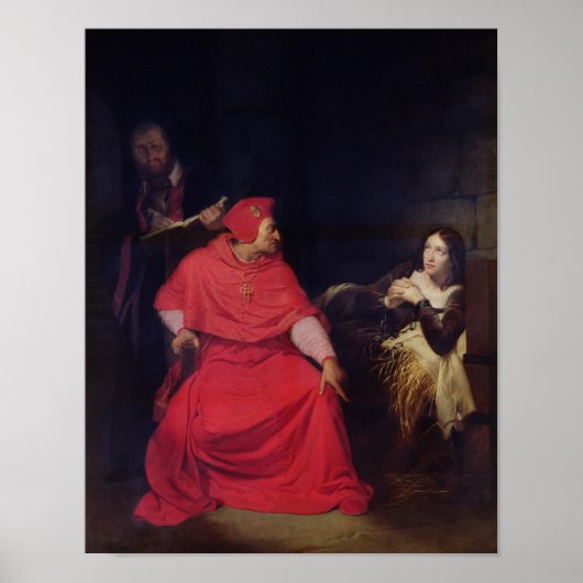 Joan of Arc  and the Cardinal of Winchester Poster (Vorne)