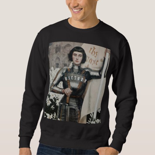  "Joan of Arc" Black Sweatshirt  (Vorderseite)
