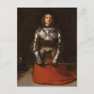 Joan of Arc c. 1865 von John Everett Millais Postkarte
