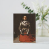 Joan of Arc c. 1865 von John Everett Millais Postkarte (Stehend Vorderseite)