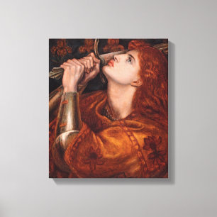 Joan of Arc, c. 1882 von Dante Gabriel Rossetti Leinwanddruck
