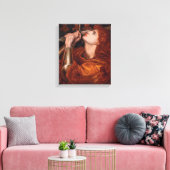Joan of Arc, c. 1882 von Dante Gabriel Rossetti Leinwanddruck (Insitu (Wohnzimmer))