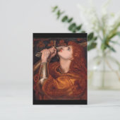 Joan of Arc, c. 1882 von Dante Gabriel Rossetti Postkarte (Stehend Vorderseite)