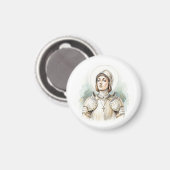 Joan of Arc , Catholic Gifts Magnet (Vorderseite/Rückseite)
