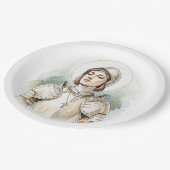 Joan of Arc , Catholic Gifts Pappteller (Schrägansicht)