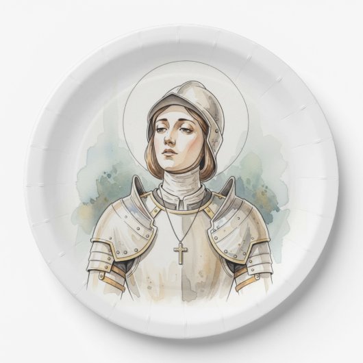 Joan of Arc , Catholic Gifts Pappteller (Vorderseite)
