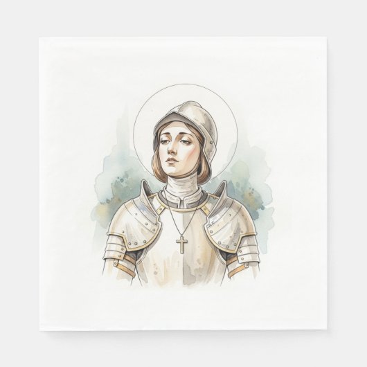 Joan of Arc , Catholic Gifts Serviette (Vorderseite)
