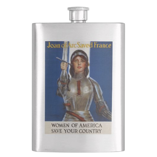 Joan of Arc: Das Dienstmädchen Orleans, Ritter Her Flachmann (Vorderseite)