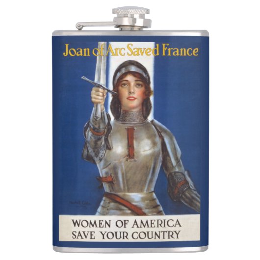 Joan of Arc: Das Dienstmädchen Orleans, Ritter Her Flachmann (Vorderseite)