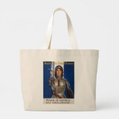 Joan of Arc: Das Dienstmädchen Orleans, Ritter Her Jumbo Stoffbeutel (Rückseite)