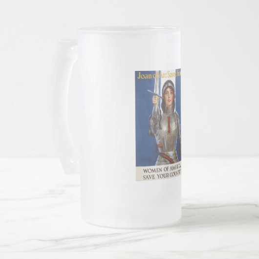 Joan of Arc: Das Dienstmädchen Orleans, Ritter Her Mattglas Bierglas (Vorderseite Links)