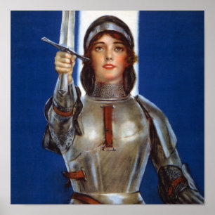 Joan of Arc: Das Dienstmädchen Orleans, Ritter Her Poster