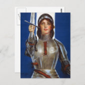 Joan of Arc: Das Dienstmädchen Orleans, Ritter Her Postkarte (Vorne/Hinten)