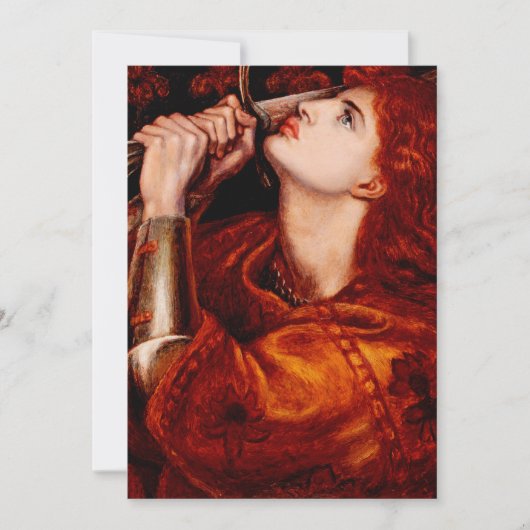 Joan of Arc Einladung (Vorderseite)