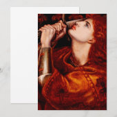 Joan of Arc Einladung (Vorne/Hinten)