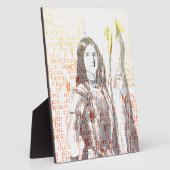 Joan of Arc Fotoplatte (Seite)