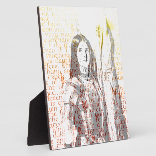 Joan of Arc Fotoplatte (Seite)