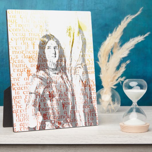 Joan of Arc Fotoplatte (Seite)