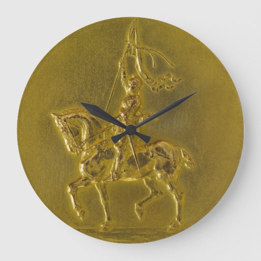 Joan of Arc Große Wanduhr (Vorderseite)