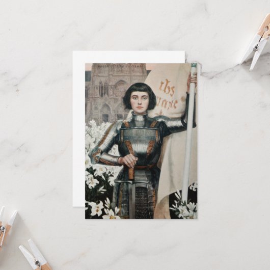 Joan of Arc Karte (Vorderseite/Rückseite Beispiel)