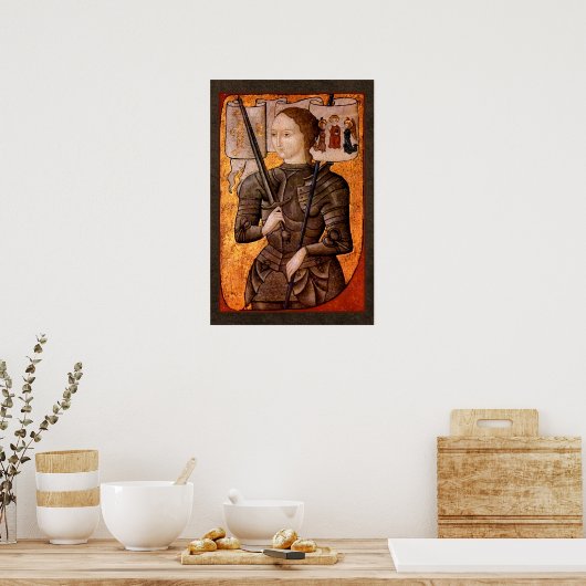 Joan of Arc Maid of Orleans Poster (Küche)