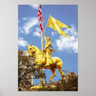 Joan of Arc, New Orleans, Louisiana Poster