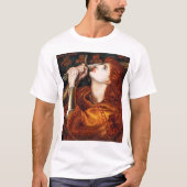 Joan of Arc painting von Dante Gabriel Rossetti T-Shirt (Vorderseite)